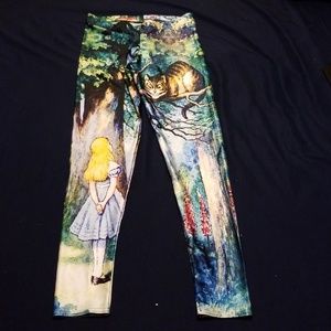 Alice in Wonderland Cheshire Cat Leggings